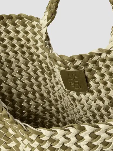 Naghedi Women's St. Barths Medium Double Weave Tote Bag - Oletta | Thumbnail 5 Naghedi Women's St. Barths Medium Double Weave Tote Bag - Oletta | Thumbnail 5