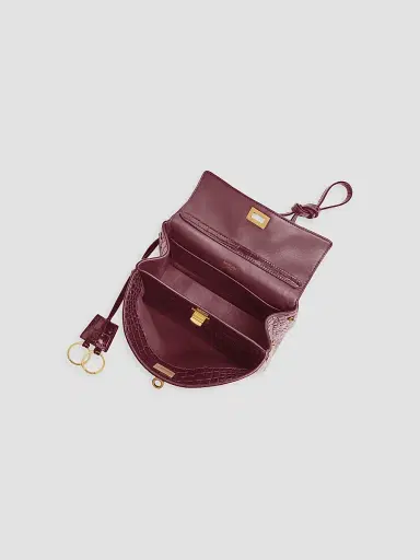 Balenciaga Women's Rodeo Mini Top Handle Bag Crocodile Embossed | Thumbnail 6 Balenciaga Women's Rodeo Mini Top Handle Bag Crocodile Embossed | Thumbnail 6