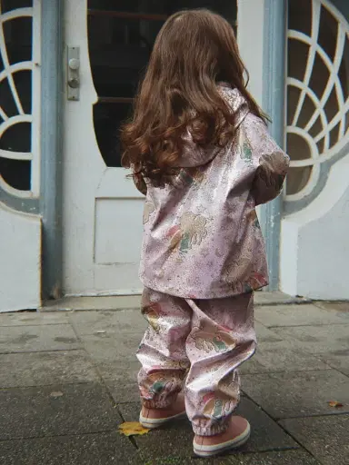 Konges Slojd Baby Girl's, Little Girl's & Girl's Calina Rain Jacket - Born To Sparkle | Thumbnail 6