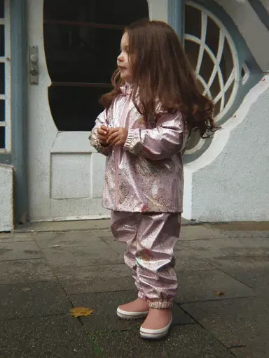 Konges Slojd Baby Girl's, Little Girl's & Girl's Calina Rain Jacket - Born To Sparkle | Thumbnail 7