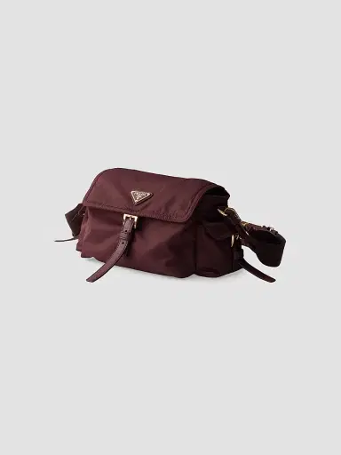 Prada Women's Explore Re-Nylon Shoulder Bag - Dark Red | Thumbnail 2