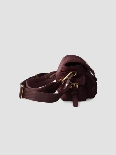 Prada Women's Explore Re-Nylon Shoulder Bag - Dark Red | Thumbnail 4