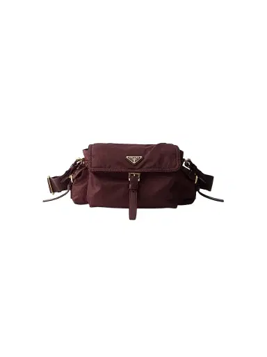 Prada Women's Explore Re-Nylon Shoulder Bag - Dark Red | Thumbnail 1