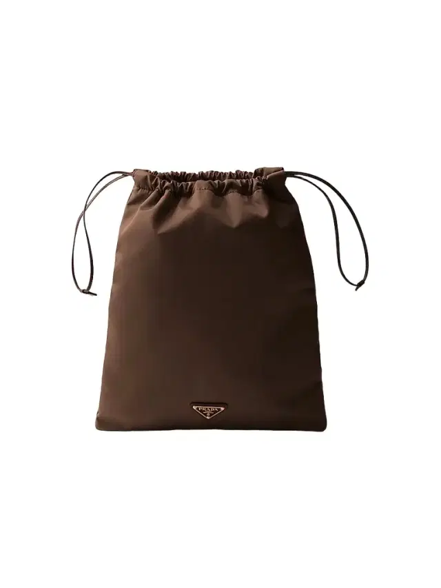 Prada Women's Wish Re-Nylon Pouch - Dark Brown