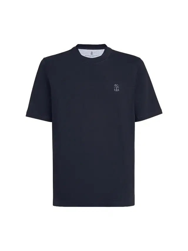 Men's Cotton Jersey Crew-Neck T-Shirt - Navy Blue - Size XXXXL Men's Cotton Jersey Crew-Neck T-Shirt - Navy Blue - Size XXXXL