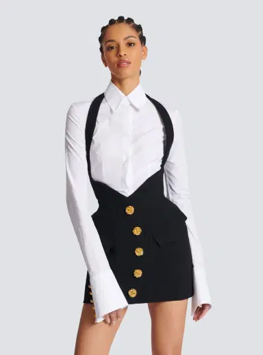Balmain Double crepe tulip skirt | Thumbnail 7