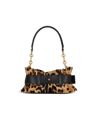 Balmain Anthem Mini ponyskin-style leopard print bag | Thumbnail 4