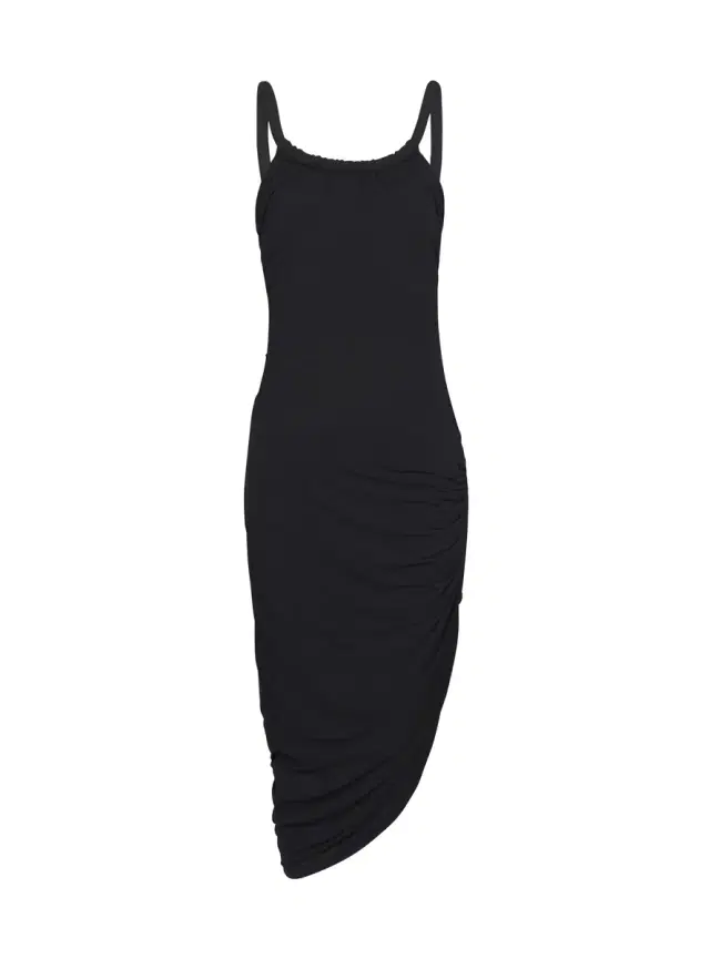 Balmain Long draped jersey dress