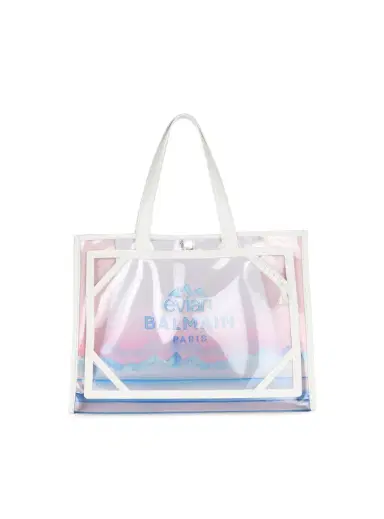 Balmain x Evian - B-Army 42 tote bag in recycled PVC | Thumbnail 1