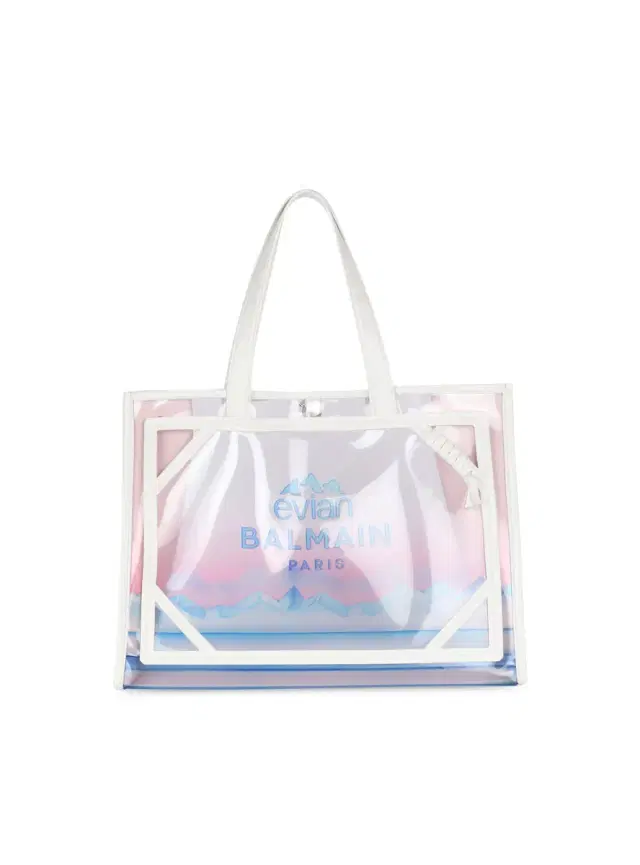 Balmain x Evian - B-Army 42 tote bag in recycled PVC