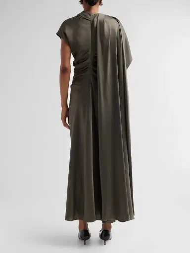 Simkhai Women's Jacka Mock Turtleneck Cape Midi Dress - Sea Turtle - Size 10 | Thumbnail 3 Simkhai Women's Jacka Mock Turtleneck Cape Midi Dress - Sea Turtle - Size 10 | Thumbnail 3