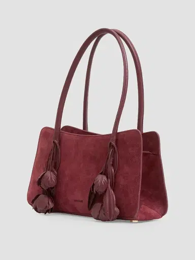 Simkhai Women's Fleur Tasseled Suede Shoulder Bag | Thumbnail 2