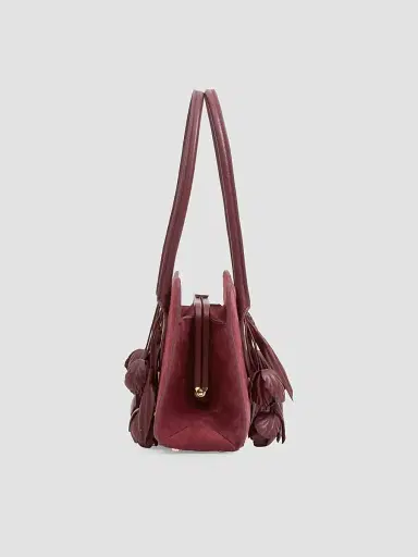 Simkhai Women's Fleur Tasseled Suede Shoulder Bag | Thumbnail 3