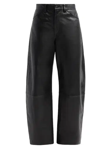 Nili Lotan Women's Tribeca Leather Pants - Black | Thumbnail 1