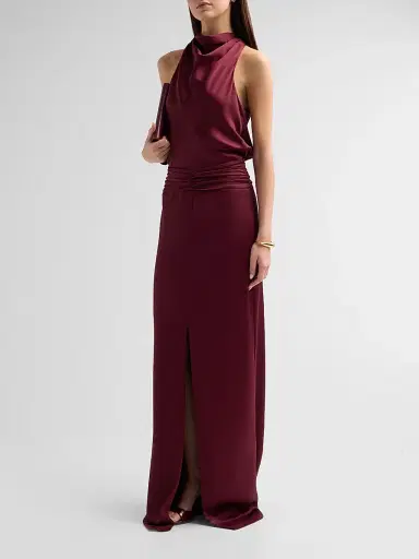 Ramy Brook Women's Charmayne Sleeveless Gown - Cranberry | Thumbnail 4 Ramy Brook Women's Charmayne Sleeveless Gown - Cranberry | Thumbnail 4