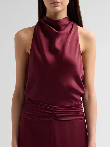 Ramy Brook Women's Charmayne Sleeveless Gown - Cranberry | Thumbnail 5 Ramy Brook Women's Charmayne Sleeveless Gown - Cranberry | Thumbnail 5