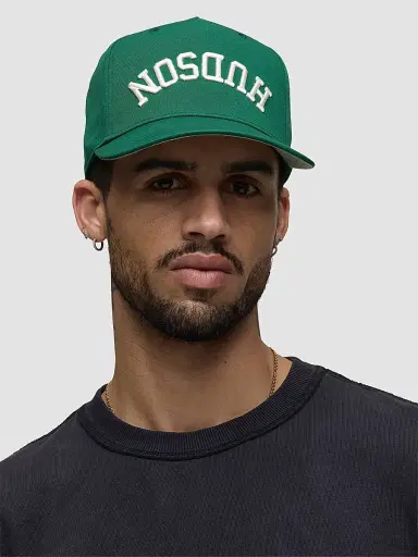 Hudson Jeans Men's Embroidered Reverse Logo Baseball Cap - Forest | Thumbnail 2
