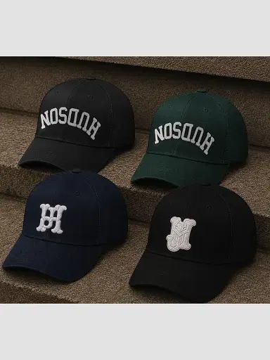 Hudson Jeans Men's Embroidered Reverse Logo Baseball Cap - Forest | Thumbnail 7