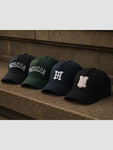 Hudson Jeans Men's Embroidered Reverse Logo Baseball Cap - Forest | Thumbnail 8
