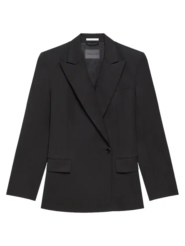 Helmut Lang Women's Wool Gabardine Relaxed-Fit Blazer - Black