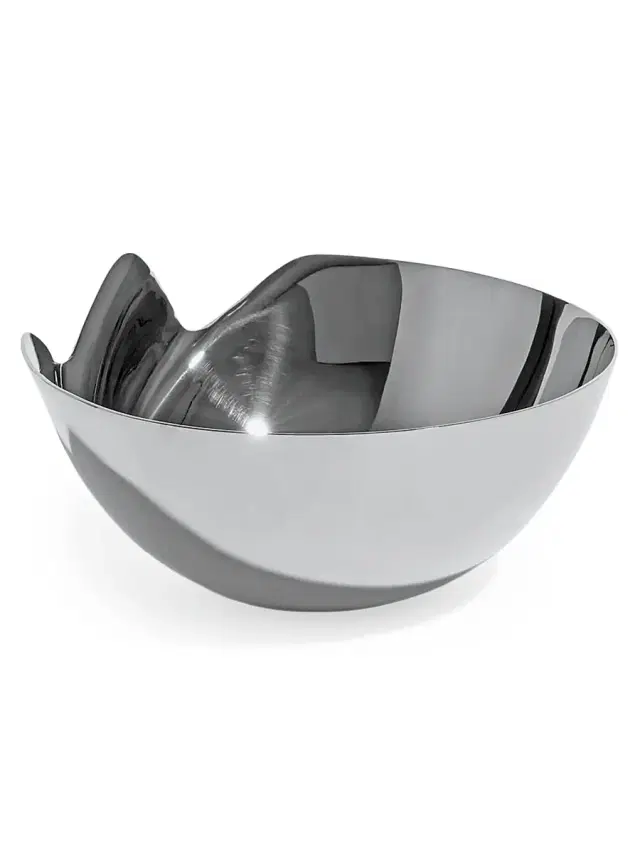 Zaha Hadid Design Serenity Stainless Steel Bowl - Silver