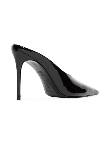 Black Suede Studio Women's Fallon 100MM Patent Pumps - Black Patent - Size 12 | Thumbnail 3