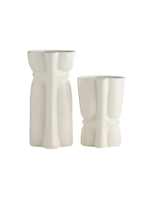 Arteriors Maud Vases 2-Piece Set - White