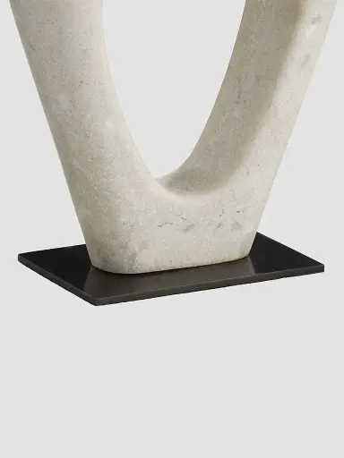 Arteriors Marlowe Sculpture - White Large | Thumbnail 6