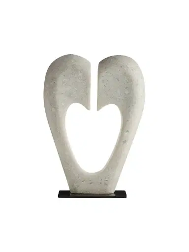 Arteriors Marlowe Sculpture - White Large | Thumbnail 1