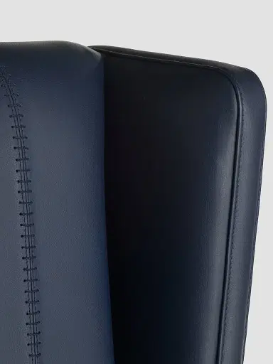 Arteriors Hawthorne Leather Host Chair - Blue | Thumbnail 9
