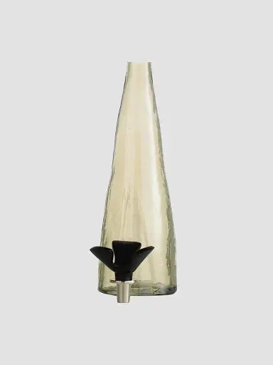 Arteriors Lydia Glass & Aluminum 2-Piece Decanters Set - Black | Thumbnail 2