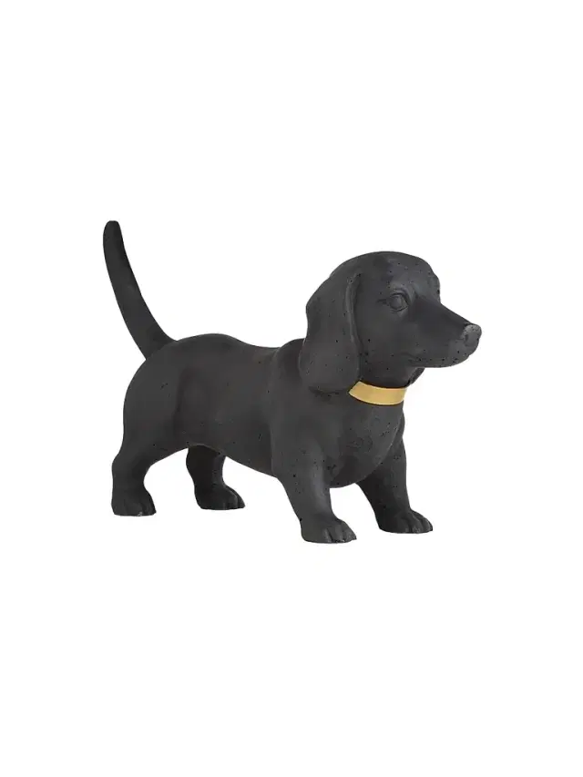 Arteriors Leo Pup Sculpture - Black