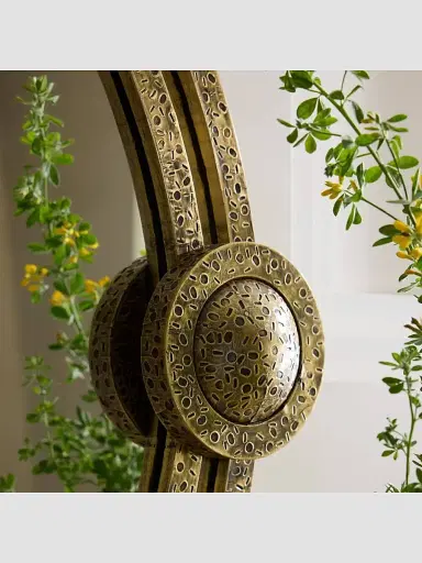 Arteriors Lisbon Antique Brass Round Mirror | Thumbnail 8 Arteriors Lisbon Antique Brass Round Mirror | Thumbnail 8