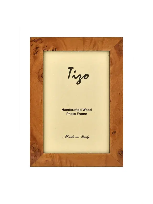 Tizo Burlwood Frame - Honey - Size 4 x 6