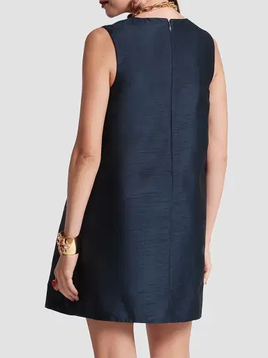 Frances Valentine Women's Alice Sequined Poppy Shift Dress - Navy Multi - Size XL | Thumbnail 3