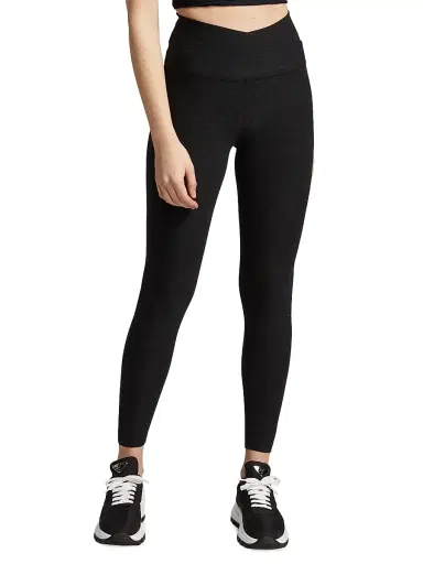 Beyond Yoga Women's At Your Leisure High-Waisted Cropped Leggings - Darkest Night | Thumbnail 3