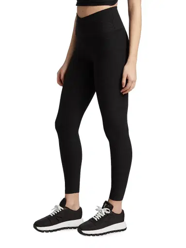 Beyond Yoga Women's At Your Leisure High-Waisted Cropped Leggings - Darkest Night | Thumbnail 4