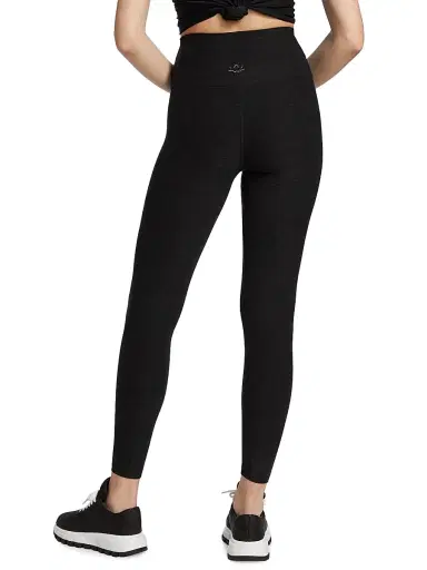 Beyond Yoga Women's At Your Leisure High-Waisted Cropped Leggings - Darkest Night | Thumbnail 5
