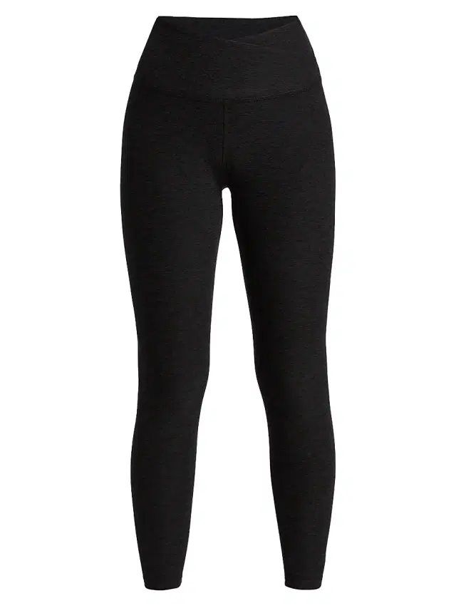 Beyond Yoga Women's At Your Leisure High-Waisted Cropped Leggings - Darkest Night