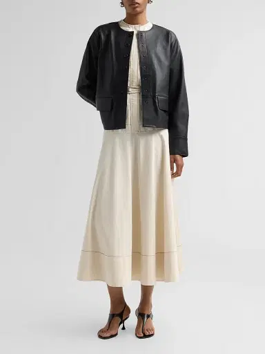 Proenza Schouler White Label Women's Robin Leather Jacket | Thumbnail 2 Proenza Schouler White Label Women's Robin Leather Jacket | Thumbnail 2