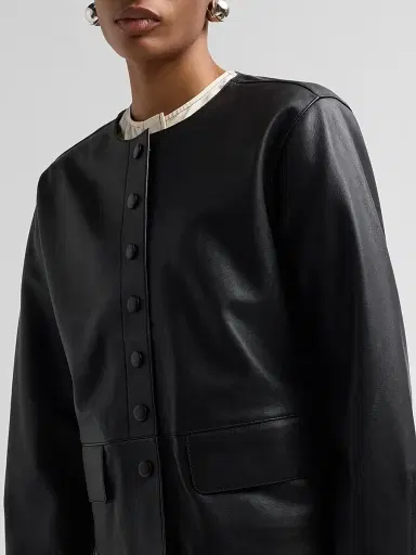 Proenza Schouler White Label Women's Robin Leather Jacket | Thumbnail 5 Proenza Schouler White Label Women's Robin Leather Jacket | Thumbnail 5
