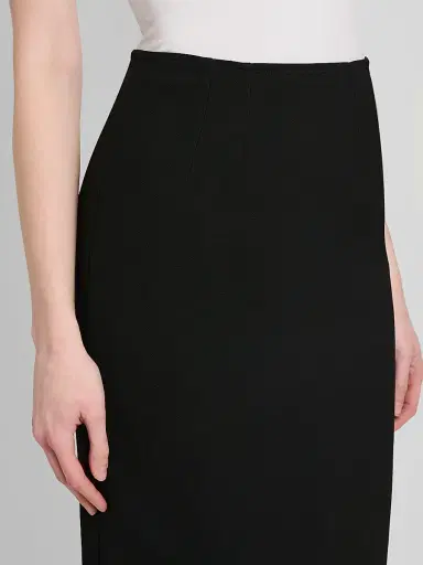 Dolce & Gabbana Women's Virgin Wool Pencil Midi-Skirt - Nero | Thumbnail 5
