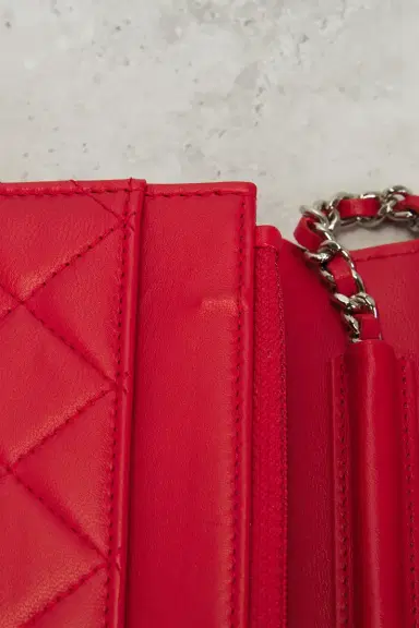 chanel Chanel Caviar Classic Wallet On Chain | Thumbnail 7