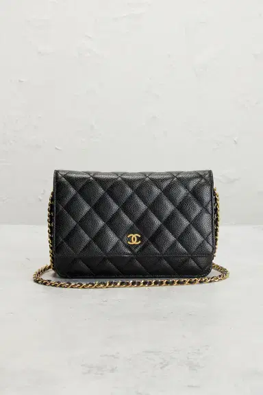 chanel Chanel Caviar Classic Wallet On Chain | Thumbnail 2