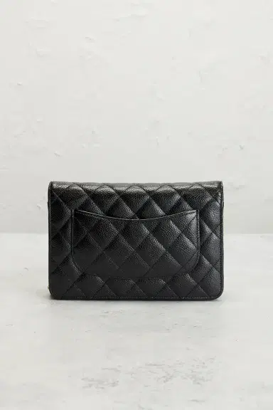 chanel Chanel Caviar Classic Wallet On Chain | Thumbnail 3