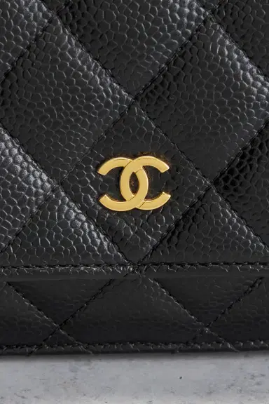 chanel Chanel Caviar Classic Wallet On Chain | Thumbnail 6