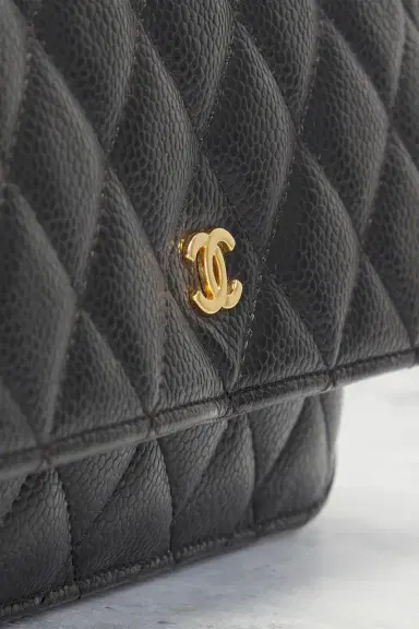 chanel Chanel Caviar Classic Wallet On Chain | Thumbnail 8