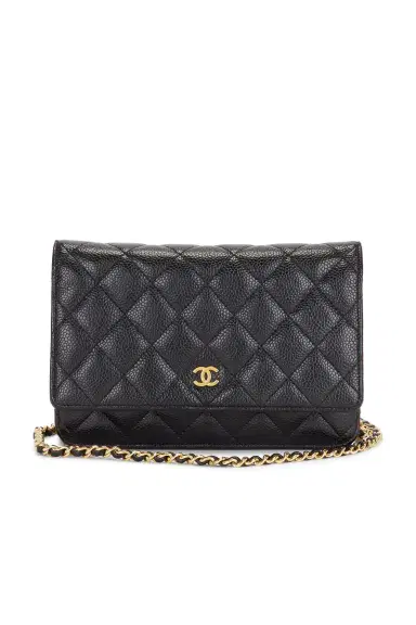 chanel Chanel Caviar Classic Wallet On Chain | Thumbnail 1