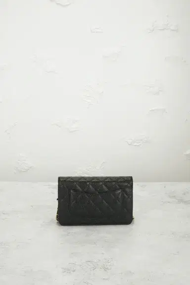 chanel Chanel Caviar Classic Wallet On Chain | Thumbnail 3