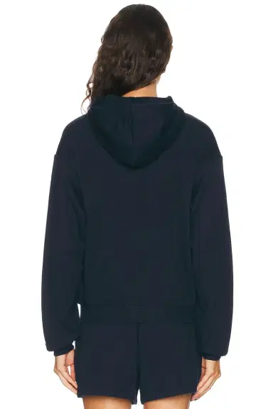 Skims Cotton Fleece Classic Zip-Up Hoodie | Thumbnail 4